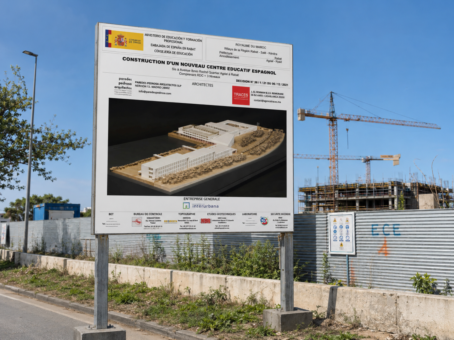PANNEAU DE CHANTIER 3X3
